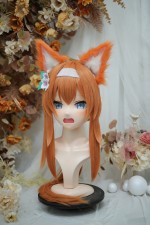 NFD Blue Archive Iochi Mari Head Shell Cosplay Accessories